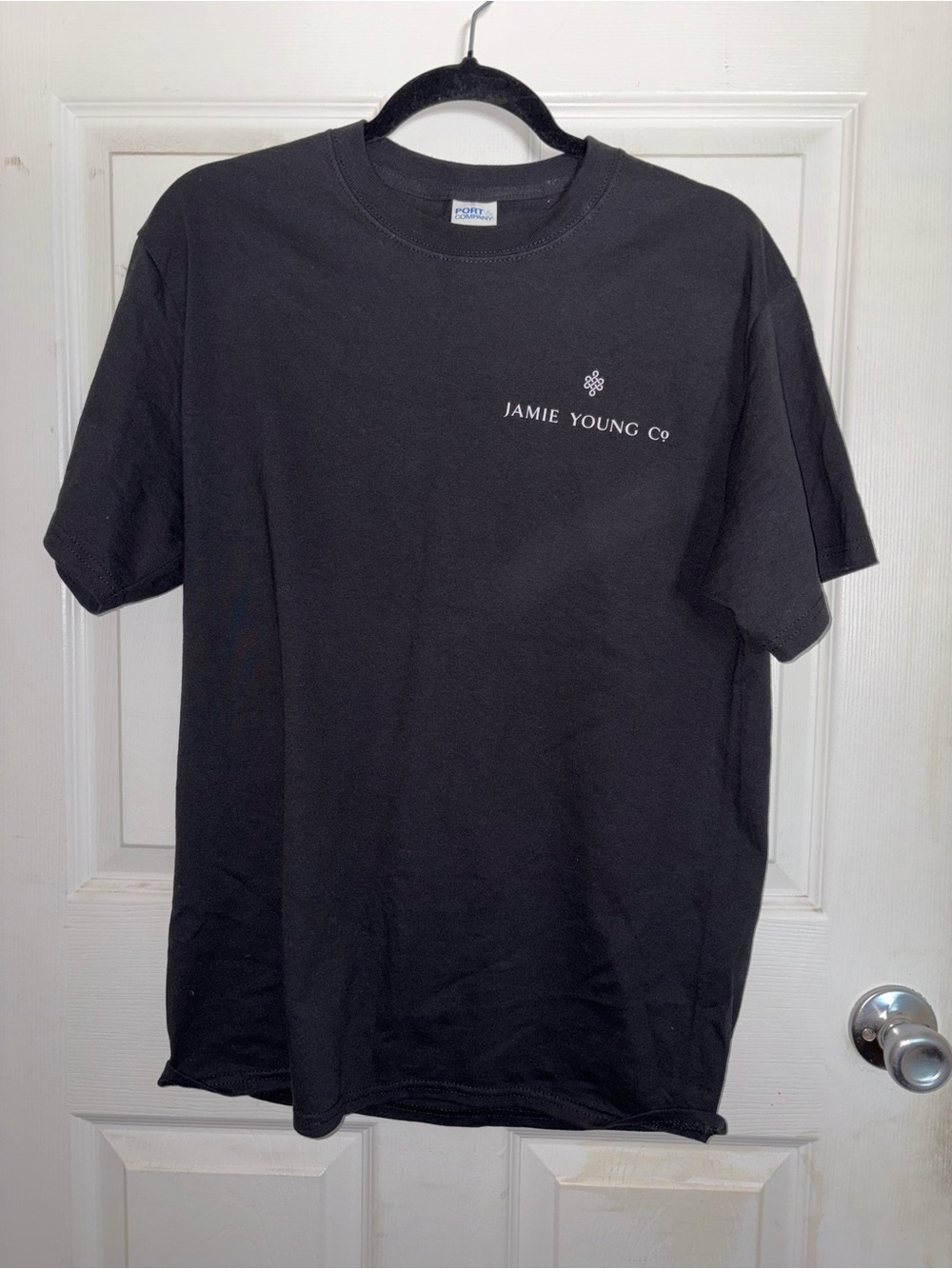 Jamie Young Black Short-Sleeve Logo Tee